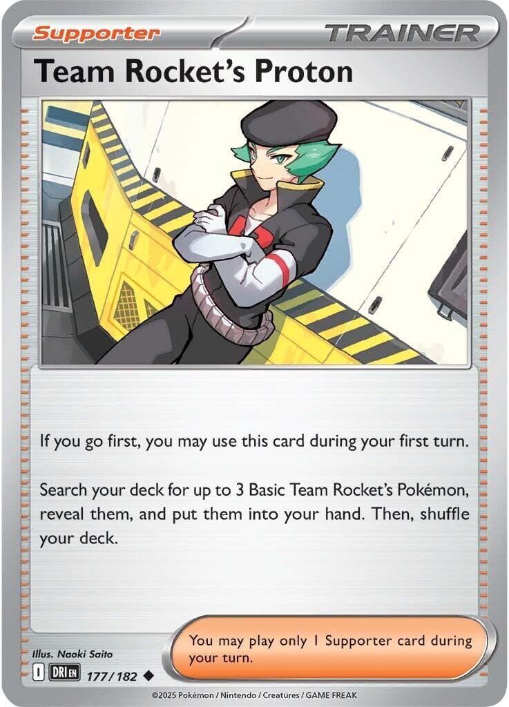 Team Rocket's Proton (177/182) [Scarlet & Violet: Destined Rivals] Pokemon Single Pokémon  | Multizone: Comics And Games