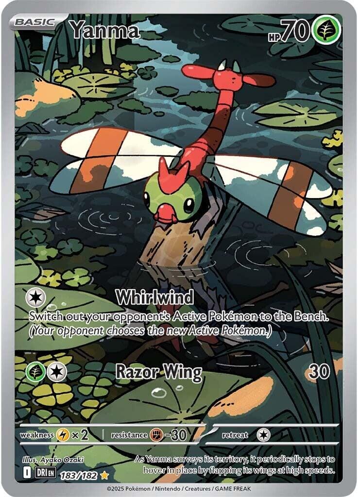 Yanma (183/182) [Scarlet & Violet: Destined Rivals] Pokemon Single Pokémon  | Multizone: Comics And Games