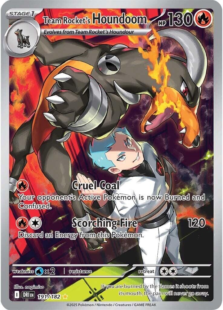 Team Rocket's Houndoom (191/182) [Scarlet & Violet: Destined Rivals] Pokemon Single Pokémon  | Multizone: Comics And Games