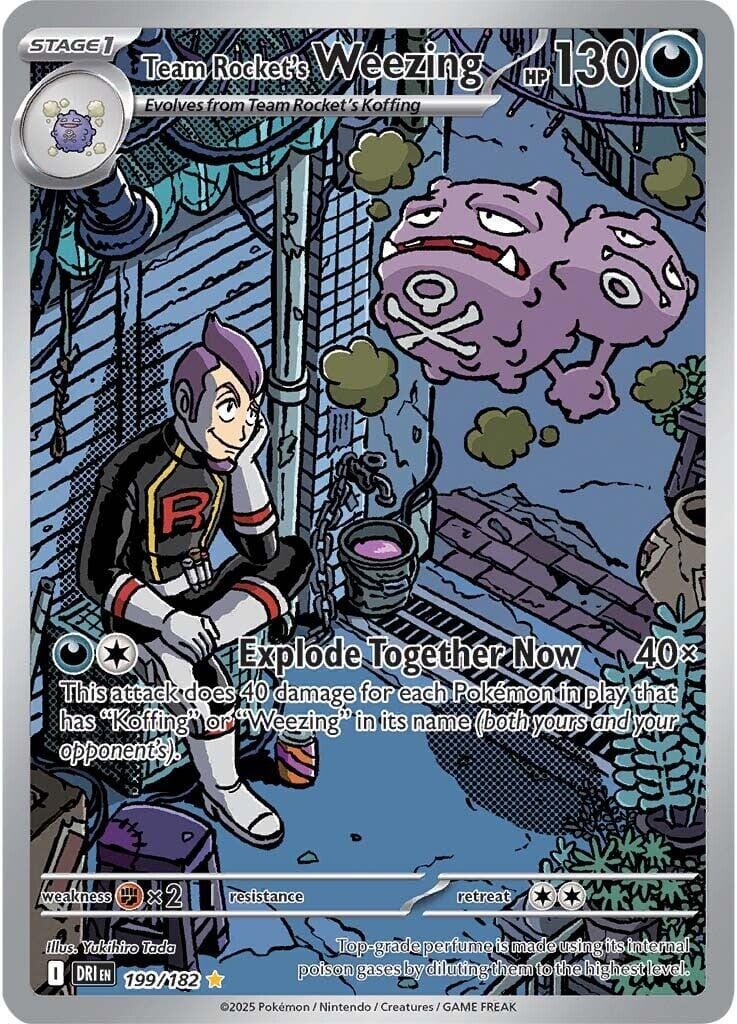 Team Rocket's Weezing (199/182) [Scarlet & Violet: Destined Rivals] Pokemon Single Pokémon  | Multizone: Comics And Games