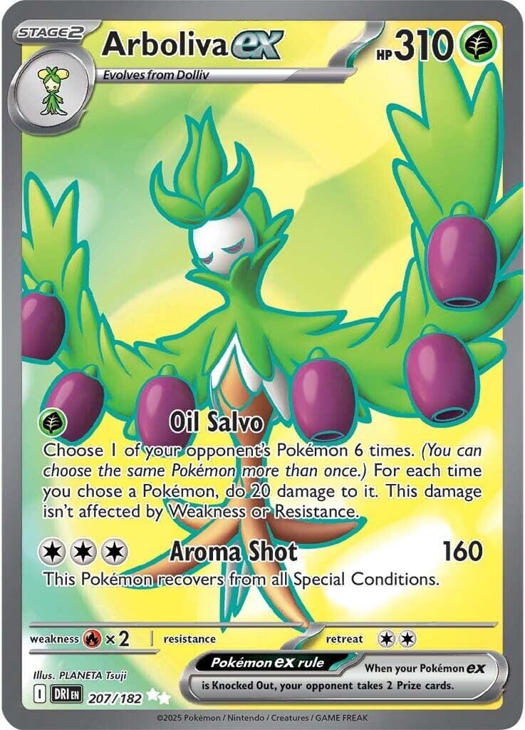 Arboliva ex (207/182) [Scarlet & Violet: Destined Rivals] Pokemon Single Pokémon  | Multizone: Comics And Games