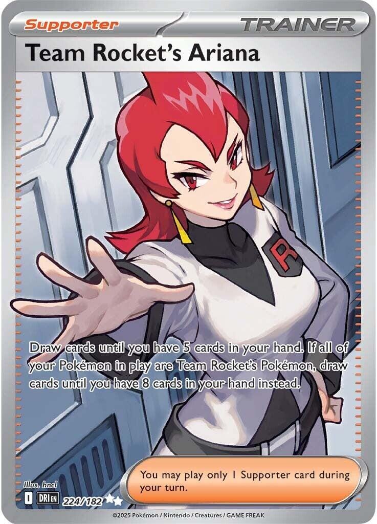 Team Rocket's Ariana (224/182) [Scarlet & Violet: Destined Rivals] Pokemon Single Pokémon  | Multizone: Comics And Games