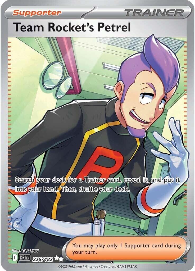 Team Rocket's Petrel (226/182) [Scarlet & Violet: Destined Rivals] Pokemon Single Pokémon  | Multizone: Comics And Games