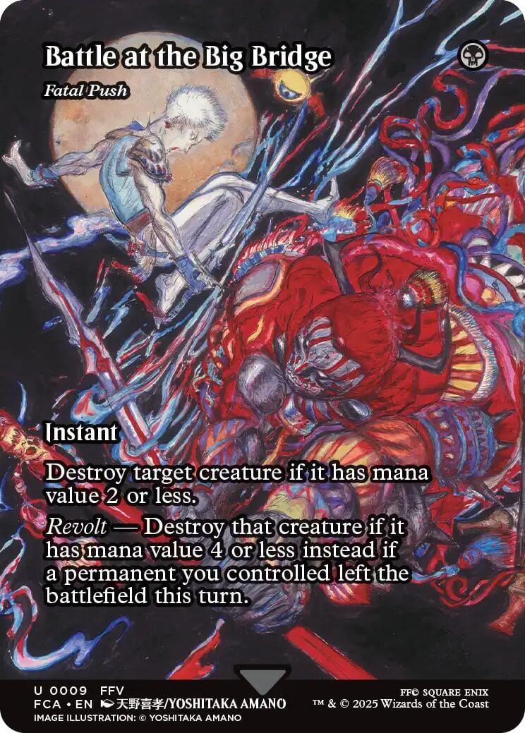 Battle at the Big Bridge - Fatal Push (Showcase) [FINAL FANTASY : Through the Ages] MTG Single Magic: The Gathering  | Multizone: Comics And Games