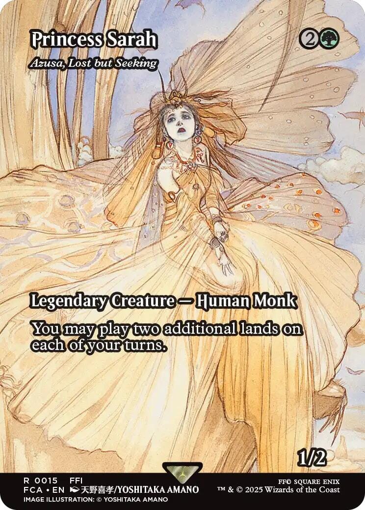 Princess Sarah - Azusa, Lost but Seeking (Showcase) [FINAL FANTASY : Through the Ages] MTG Single Magic: The Gathering  | Multizone: Comics And Games