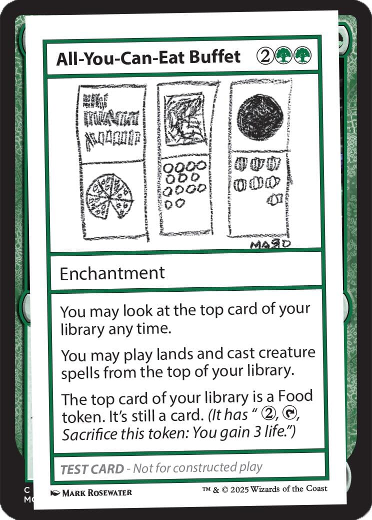 All-You-Can-Eat Buffet [Mystery Booster Playtest Cards] MTG Single Magic: The Gathering  | Multizone: Comics And Games