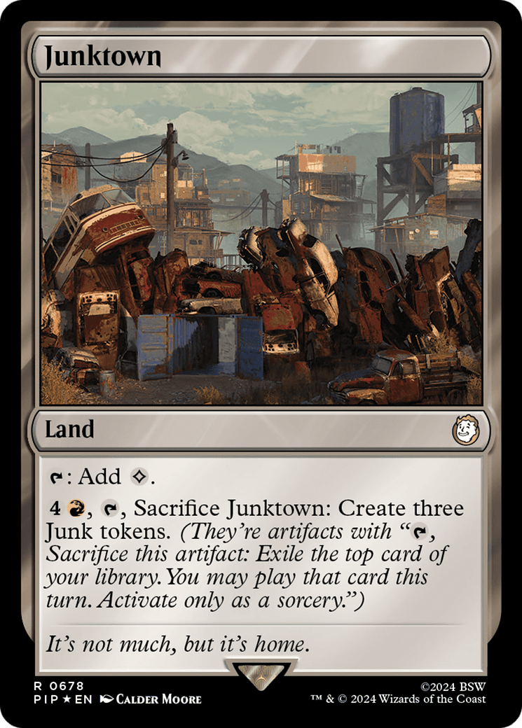 Junktown (Surge Foil) [Fallout] MTG Single Magic: The Gathering  | Multizone: Comics And Games