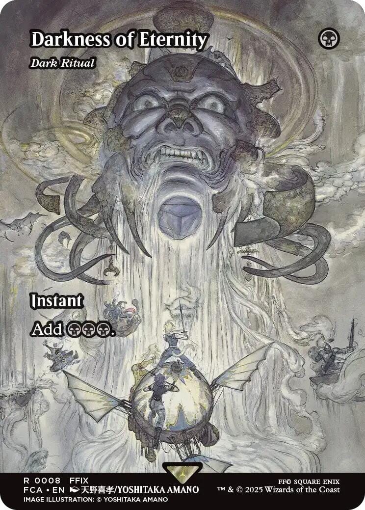 Darkness of Eternity - Dark Ritual (Showcase) [FINAL FANTASY : Through the Ages] MTG Single Magic: The Gathering  | Multizone: Comics And Games