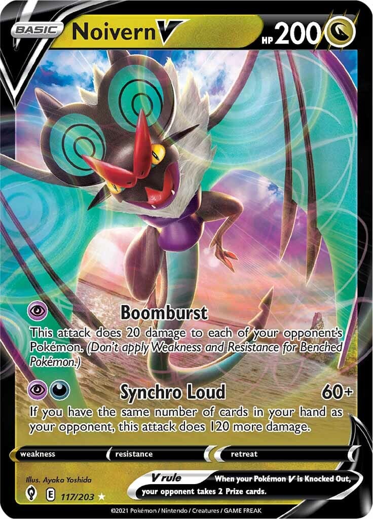 Noivern V (117/203) [Sword & Shield: Evolving Skies] Pokemon Single Pokémon  | Multizone: Comics And Games