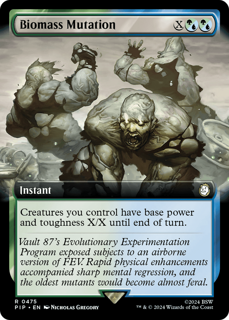 Biomass Mutation (Extended Art) [Fallout] MTG Single Magic: The Gathering  | Multizone: Comics And Games