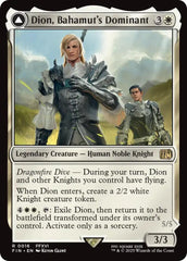 Dion, Bahamut's Dominant // Bahamut, Warden of Light [FINAL FANTASY] MTG Single Magic: The Gathering  | Multizone: Comics And Games