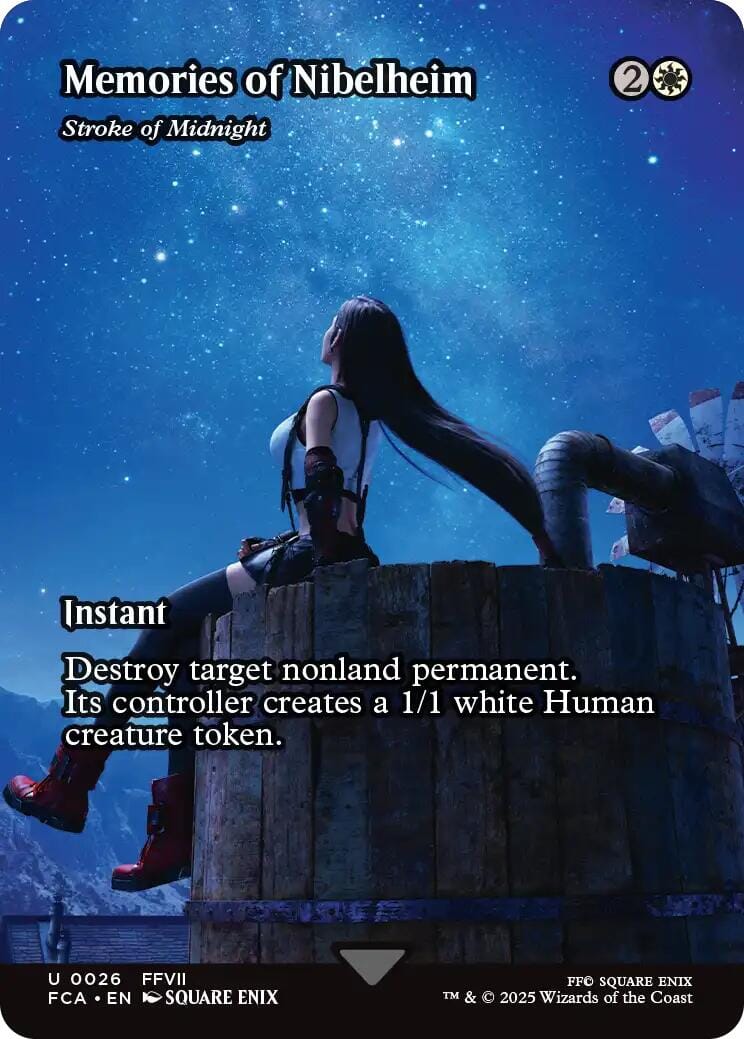 Memories of Nibelheim - Stroke of Midnight (Showcase) [FINAL FANTASY : Through the Ages] MTG Single Magic: The Gathering  | Multizone: Comics And Games