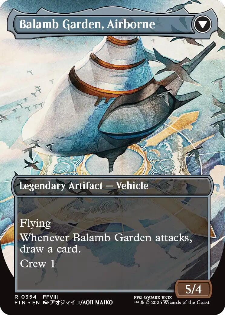 Balamb Garden, SeeD Academy // Balamb Garden, Airborne (Borderless) [FINAL FANTASY] MTG Single Magic: The Gathering  | Multizone: Comics And Games