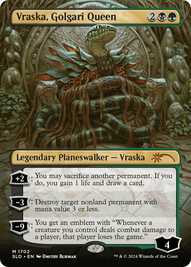 Vraska, Golgari Queen (1702) [Secret Lair Drop Series] MTG Single Magic: The Gathering  | Multizone: Comics And Games