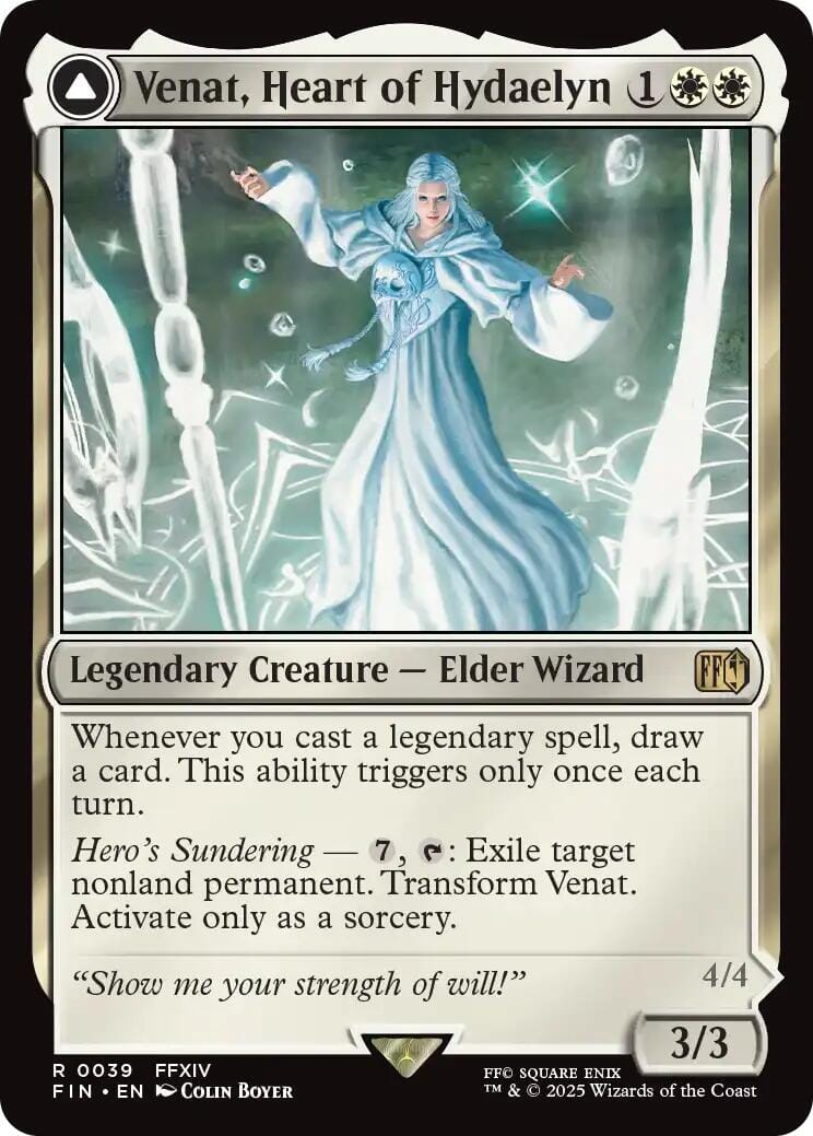 Venat, Heart of Hydaelyn // Hydaelyn, the Mothercrystal [FINAL FANTASY] MTG Single Magic: The Gathering  | Multizone: Comics And Games