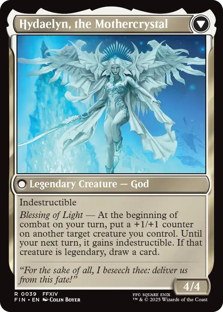 Venat, Heart of Hydaelyn // Hydaelyn, the Mothercrystal [FINAL FANTASY] MTG Single Magic: The Gathering  | Multizone: Comics And Games