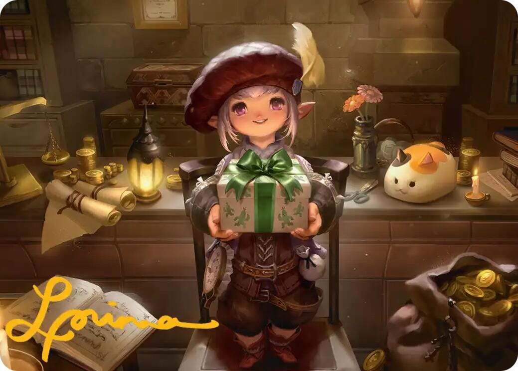 Tataru Taru Art Card (Gold-Stamped Signature) [FINAL FANTASY Art Series] MTG Single Magic: The Gathering  | Multizone: Comics And Games