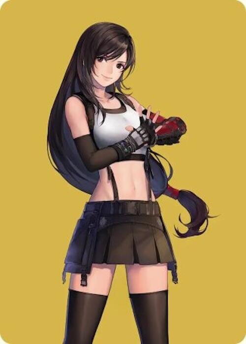 Tifa, Martial Artist Art Card [FINAL FANTASY Art Series] MTG Single Magic: The Gathering  | Multizone: Comics And Games