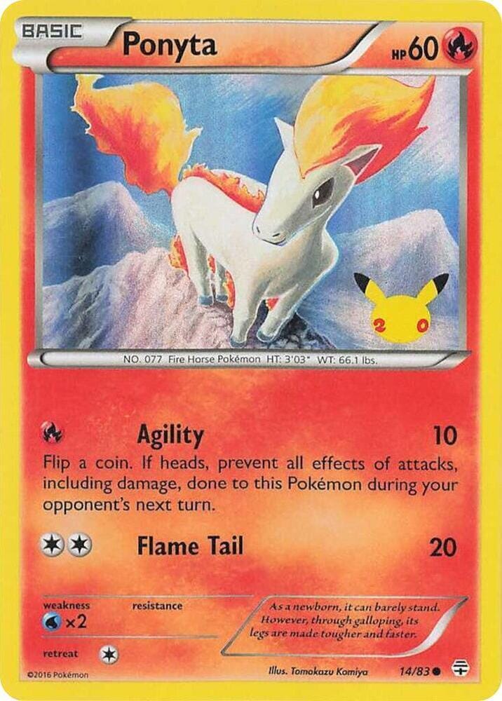 Ponyta (014/083) (UK Exclusive Promo) [Miscellaneous Cards] Pokemon Single Pokémon  | Multizone: Comics And Games