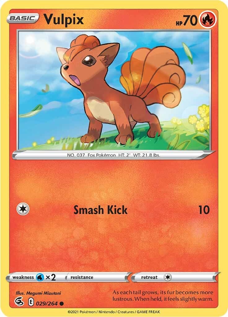 Vulpix (029/264) [Sword & Shield: Fusion Strike] Pokemon Single Pokémon  | Multizone: Comics And Games