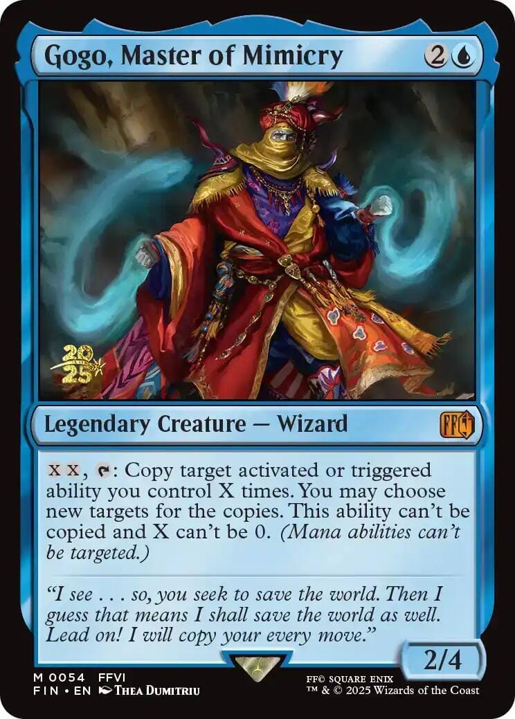 Gogo, Master of Mimicry [FINAL FANTASY Prerelease Promo] MTG Single Magic: The Gathering  | Multizone: Comics And Games