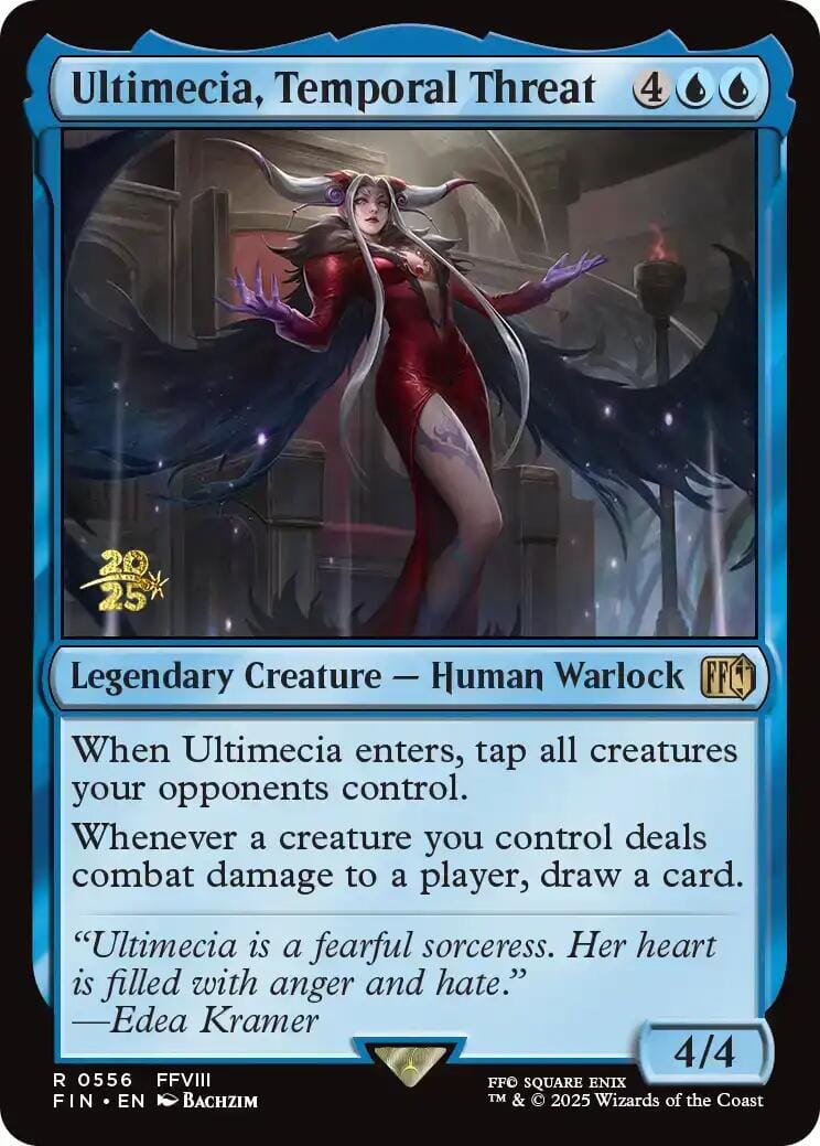 Ultimecia, Temporal Threat [FINAL FANTASY Prerelease Promo] MTG Single Magic: The Gathering  | Multizone: Comics And Games