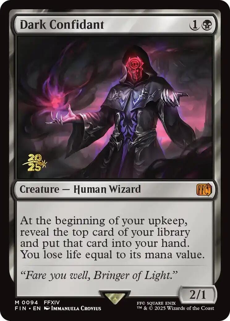 Dark Confidant [FINAL FANTASY Prerelease Promo] MTG Single Magic: The Gathering  | Multizone: Comics And Games