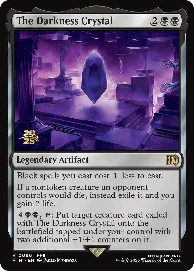 The Darkness Crystal [FINAL FANTASY Prerelease Promo] MTG Single Magic: The Gathering  | Multizone: Comics And Games