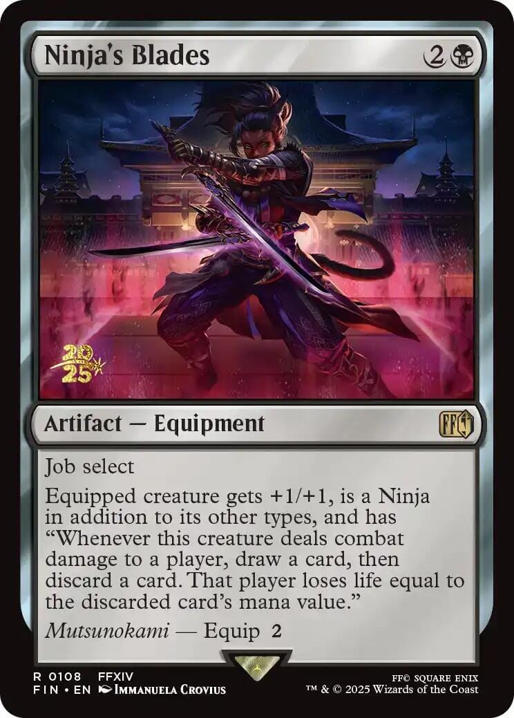 Ninja's Blades [FINAL FANTASY Prerelease Promo] MTG Single Magic: The Gathering  | Multizone: Comics And Games