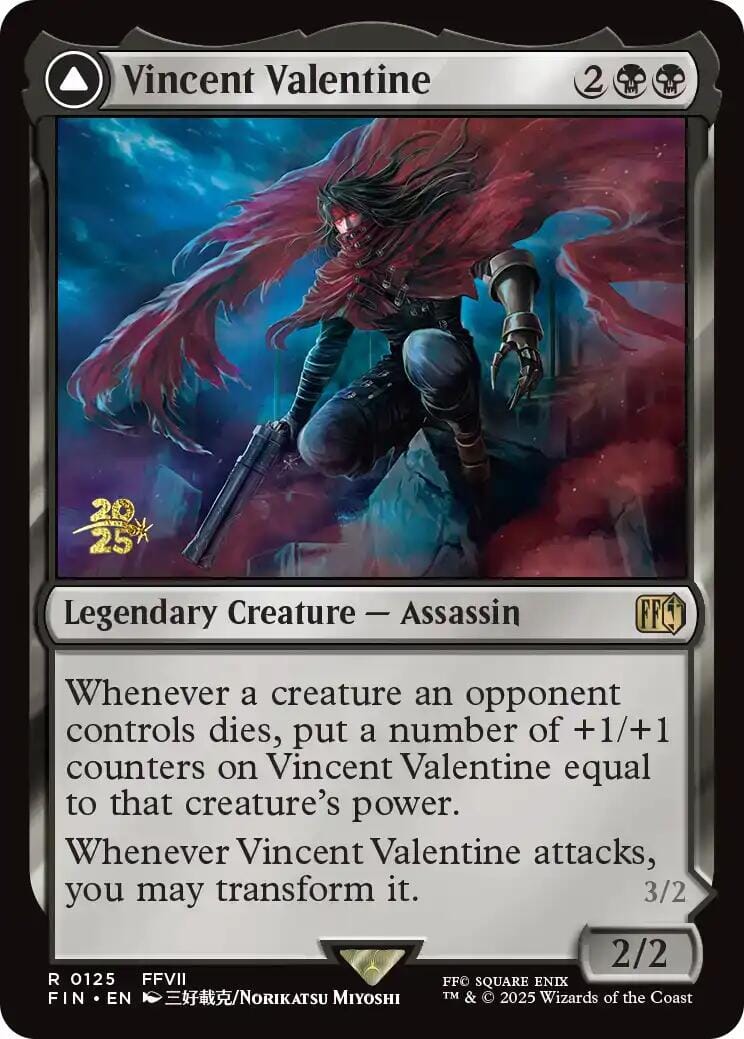 Vincent Valentine // Galian Beast [FINAL FANTASY Prerelease Promo] MTG Single Magic: The Gathering  | Multizone: Comics And Games
