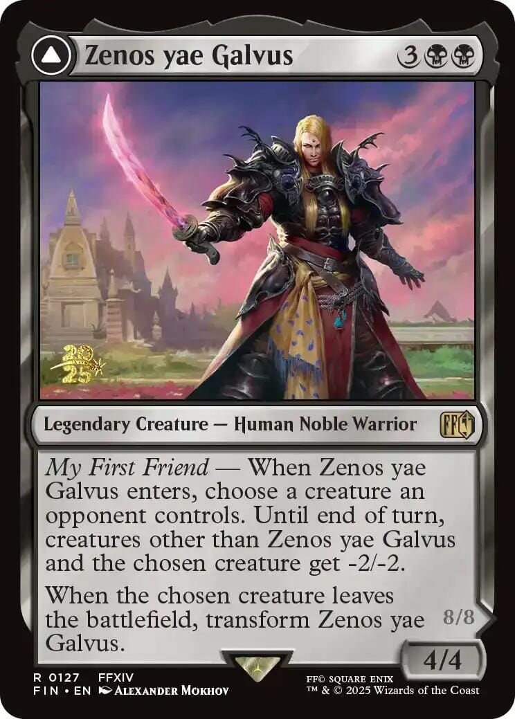 Zenos yae Galvus // Shinryu, Transcendent Rival [FINAL FANTASY Prerelease Promo] MTG Single Magic: The Gathering  | Multizone: Comics And Games