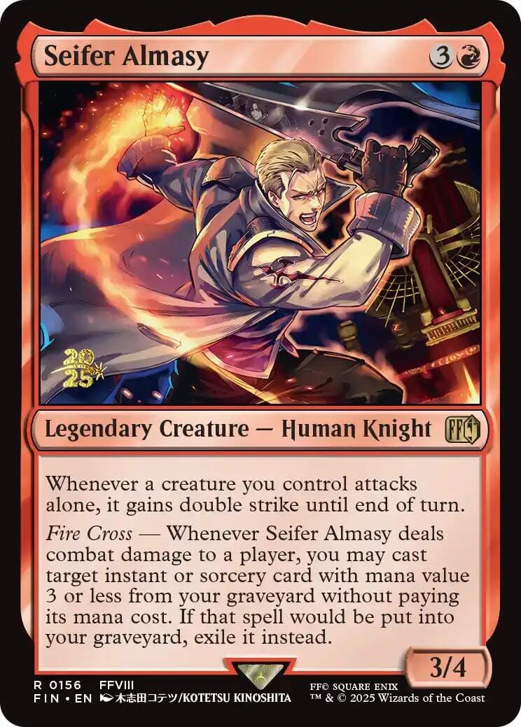 Seifer Almasy [FINAL FANTASY Prerelease Promo] MTG Single Magic: The Gathering  | Multizone: Comics And Games