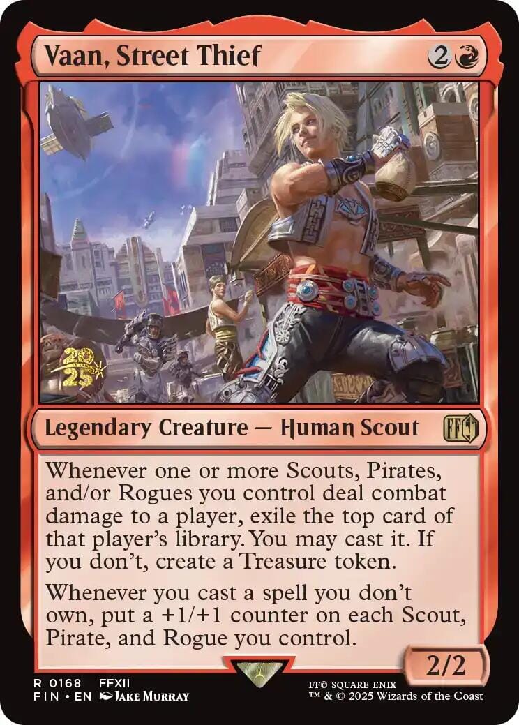 Vaan, Street Thief [FINAL FANTASY Prerelease Promo] MTG Single Magic: The Gathering  | Multizone: Comics And Games