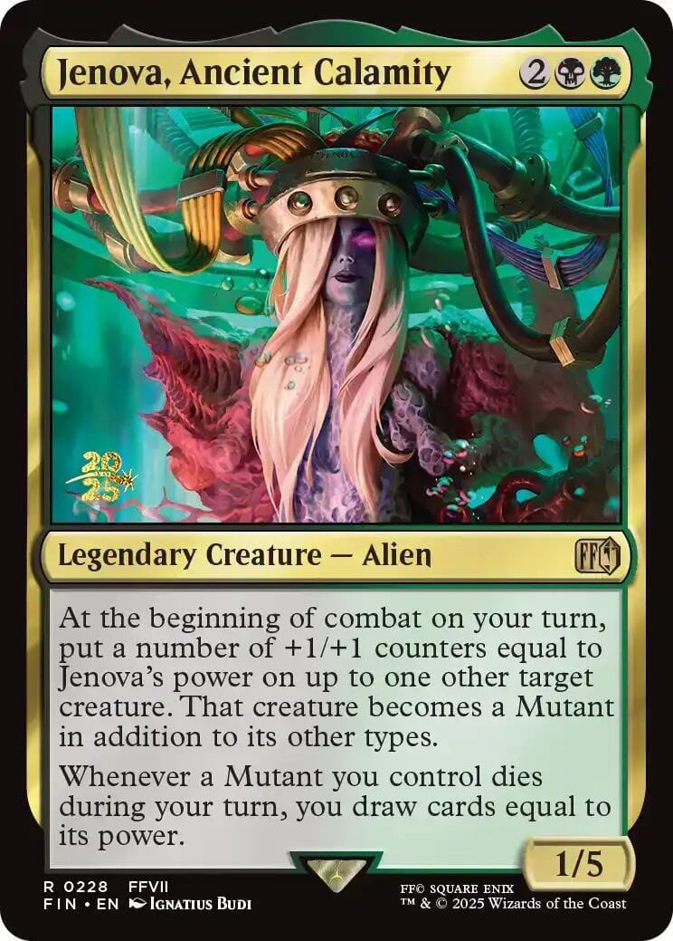 Jenova, Ancient Calamity [FINAL FANTASY Prerelease Promo] MTG Single Magic: The Gathering  | Multizone: Comics And Games