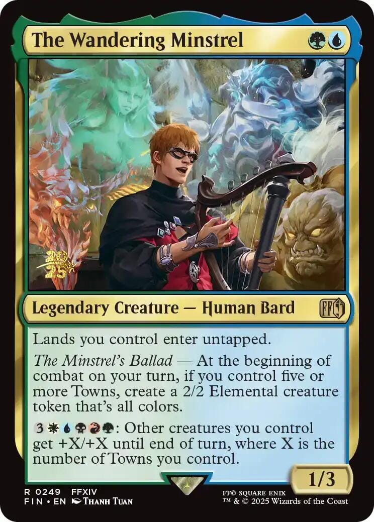 The Wandering Minstrel [FINAL FANTASY Prerelease Promo] MTG Single Magic: The Gathering  | Multizone: Comics And Games