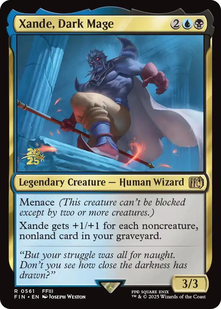 Xande, Dark Mage [FINAL FANTASY Prerelease Promo] MTG Single Magic: The Gathering  | Multizone: Comics And Games