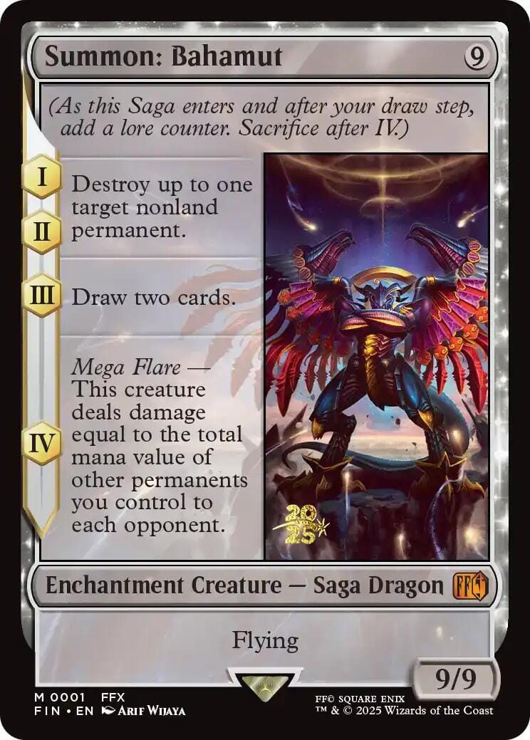 Summon: Bahamut [FINAL FANTASY Prerelease Promo] MTG Single Magic: The Gathering  | Multizone: Comics And Games