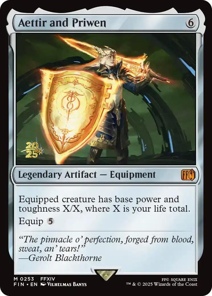 Aettir and Priwen [FINAL FANTASY Prerelease Promo] MTG Single Magic: The Gathering  | Multizone: Comics And Games