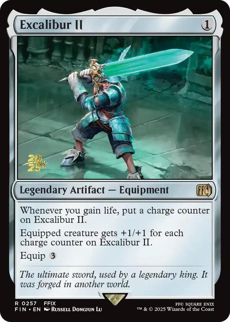 Excalibur II [FINAL FANTASY Prerelease Promo] MTG Single Magic: The Gathering  | Multizone: Comics And Games