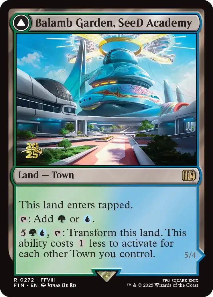 Balamb Garden, SeeD Academy // Balamb Garden, Airborne [FINAL FANTASY Prerelease Promo] MTG Single Magic: The Gathering  | Multizone: Comics And Games