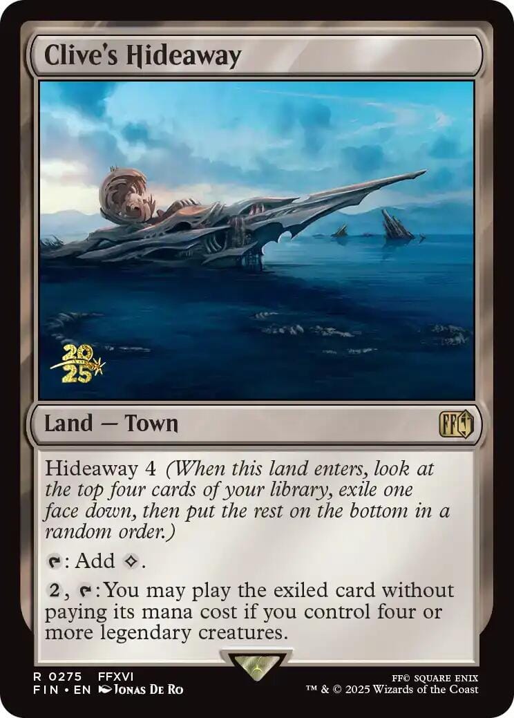 Clive's Hideaway [FINAL FANTASY Prerelease Promo] MTG Single Magic: The Gathering  | Multizone: Comics And Games