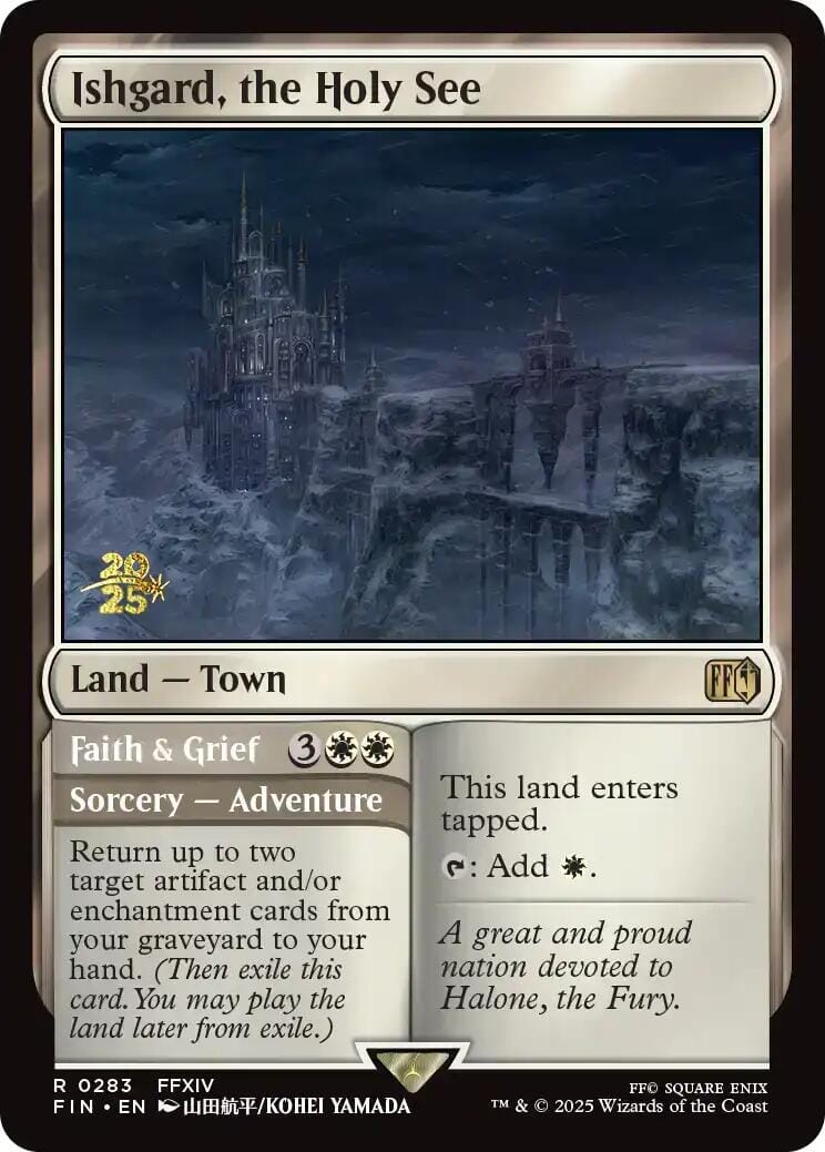 Ishgard, the Holy See [FINAL FANTASY Prerelease Promo] MTG Single Magic: The Gathering  | Multizone: Comics And Games