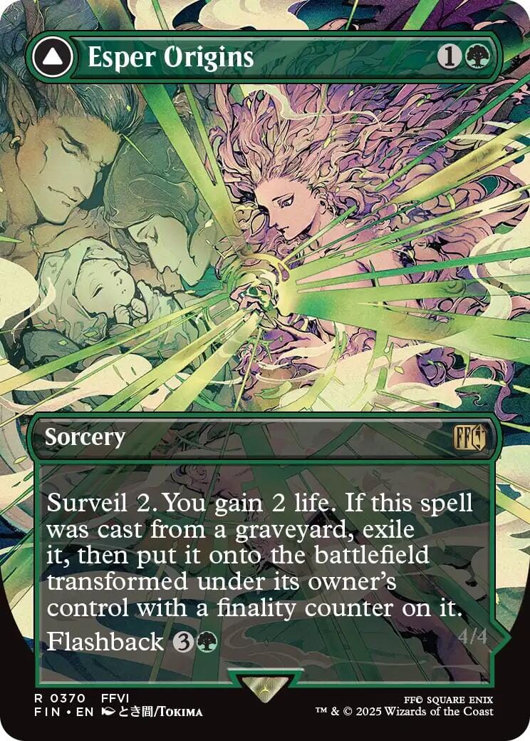 Esper Origins // Summon: Esper Maduin (Borderless) [FINAL FANTASY] MTG Single Magic: The Gathering  | Multizone: Comics And Games