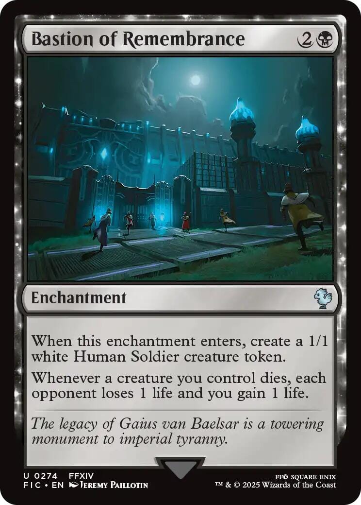 Bastion of Remembrance (Surge Foil) [FINAL FANTASY Commander] MTG Single Magic: The Gathering  | Multizone: Comics And Games
