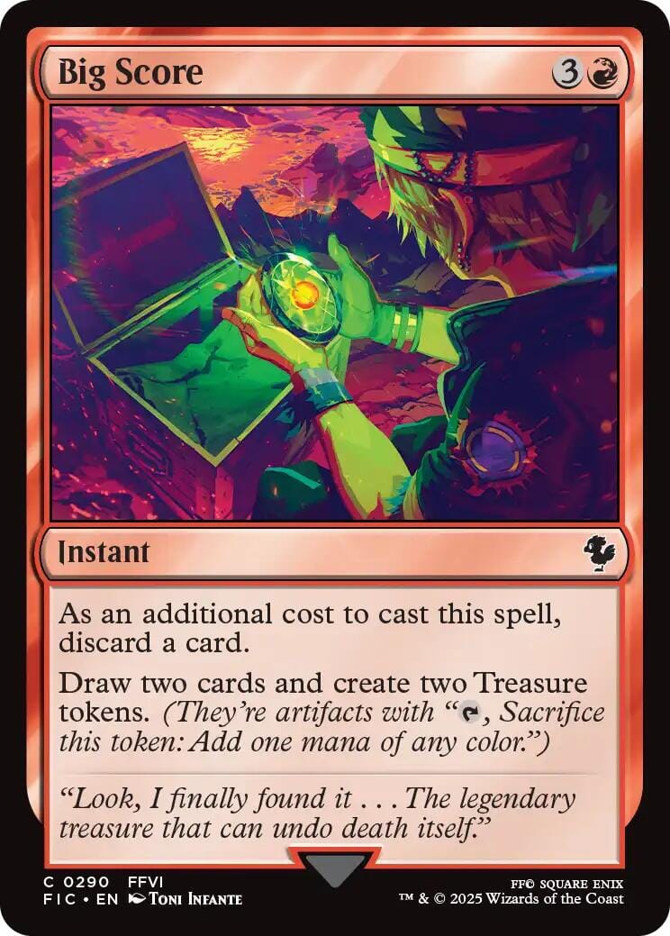Big Score (Surge Foil) [FINAL FANTASY Commander] MTG Single Magic: The Gathering  | Multizone: Comics And Games