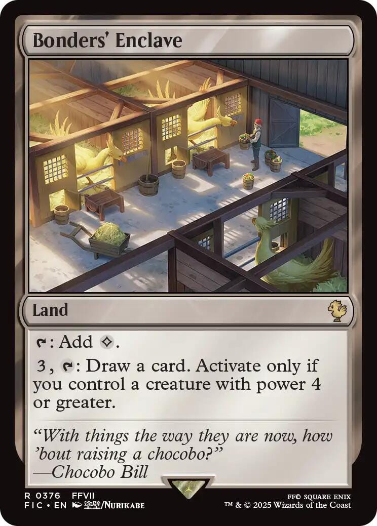 Bonders' Enclave (Surge Foil) [FINAL FANTASY Commander] MTG Single Magic: The Gathering  | Multizone: Comics And Games