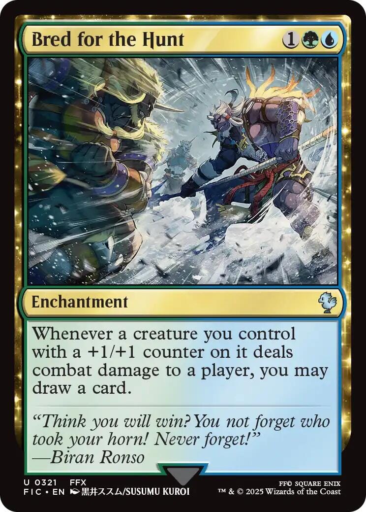 Bred for the Hunt (Surge Foil) [FINAL FANTASY Commander] MTG Single Magic: The Gathering  | Multizone: Comics And Games