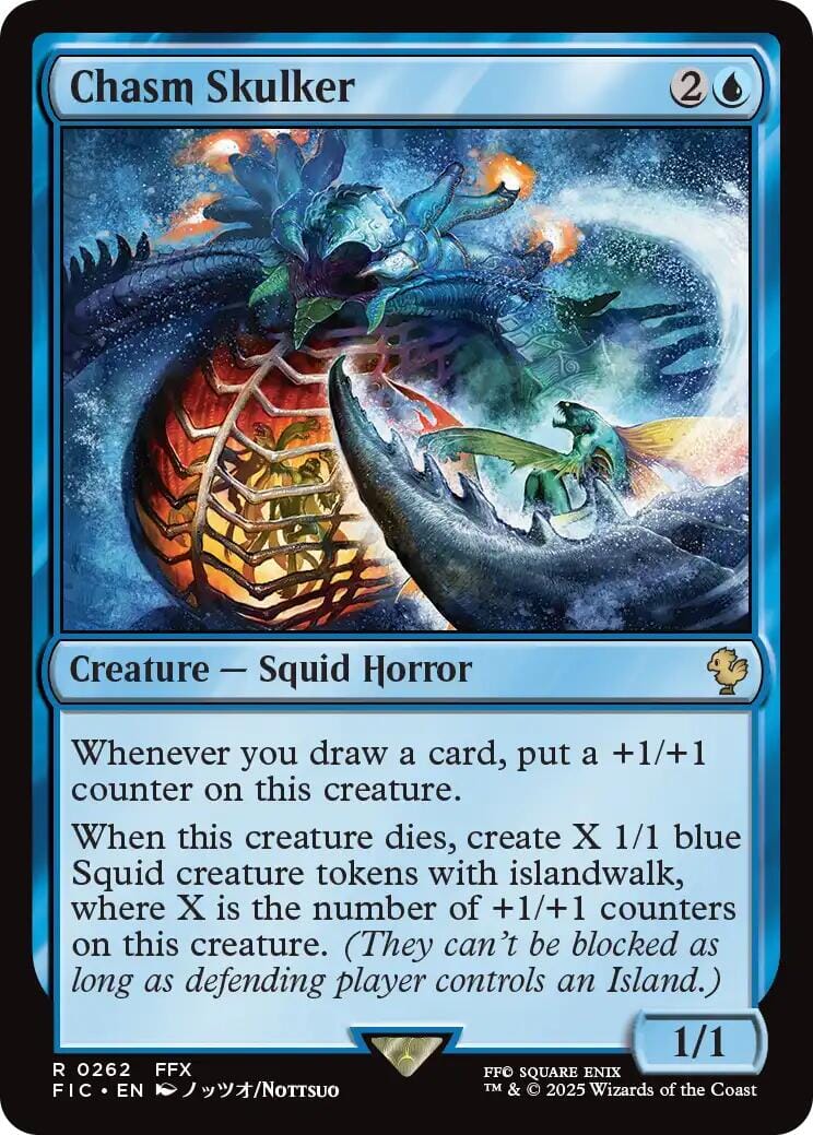 Chasm Skulker (Surge Foil) [FINAL FANTASY Commander] MTG Single Magic: The Gathering  | Multizone: Comics And Games