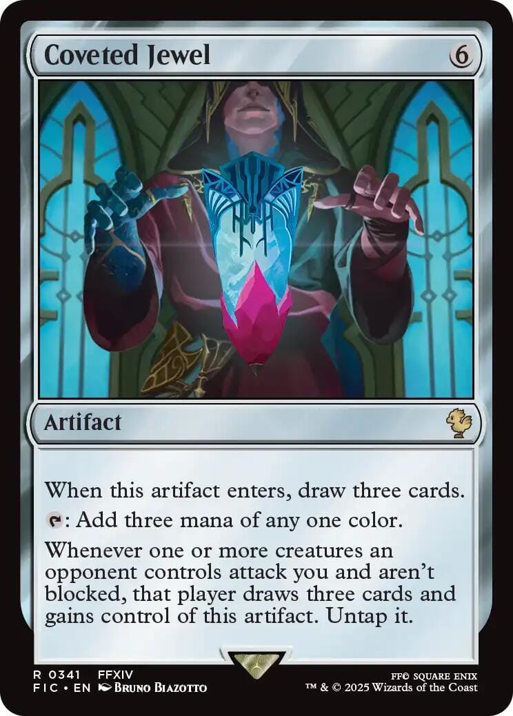 Coveted Jewel (Surge Foil) [FINAL FANTASY Commander] MTG Single Magic: The Gathering  | Multizone: Comics And Games
