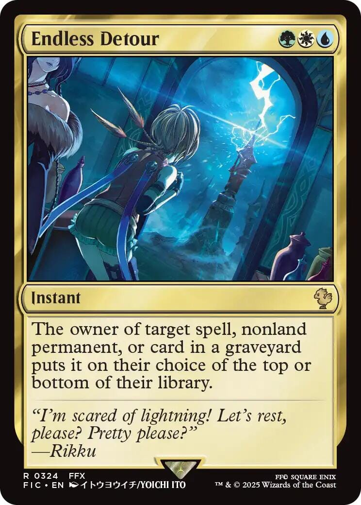 Endless Detour (Surge Foil) [FINAL FANTASY Commander] MTG Single Magic: The Gathering  | Multizone: Comics And Games